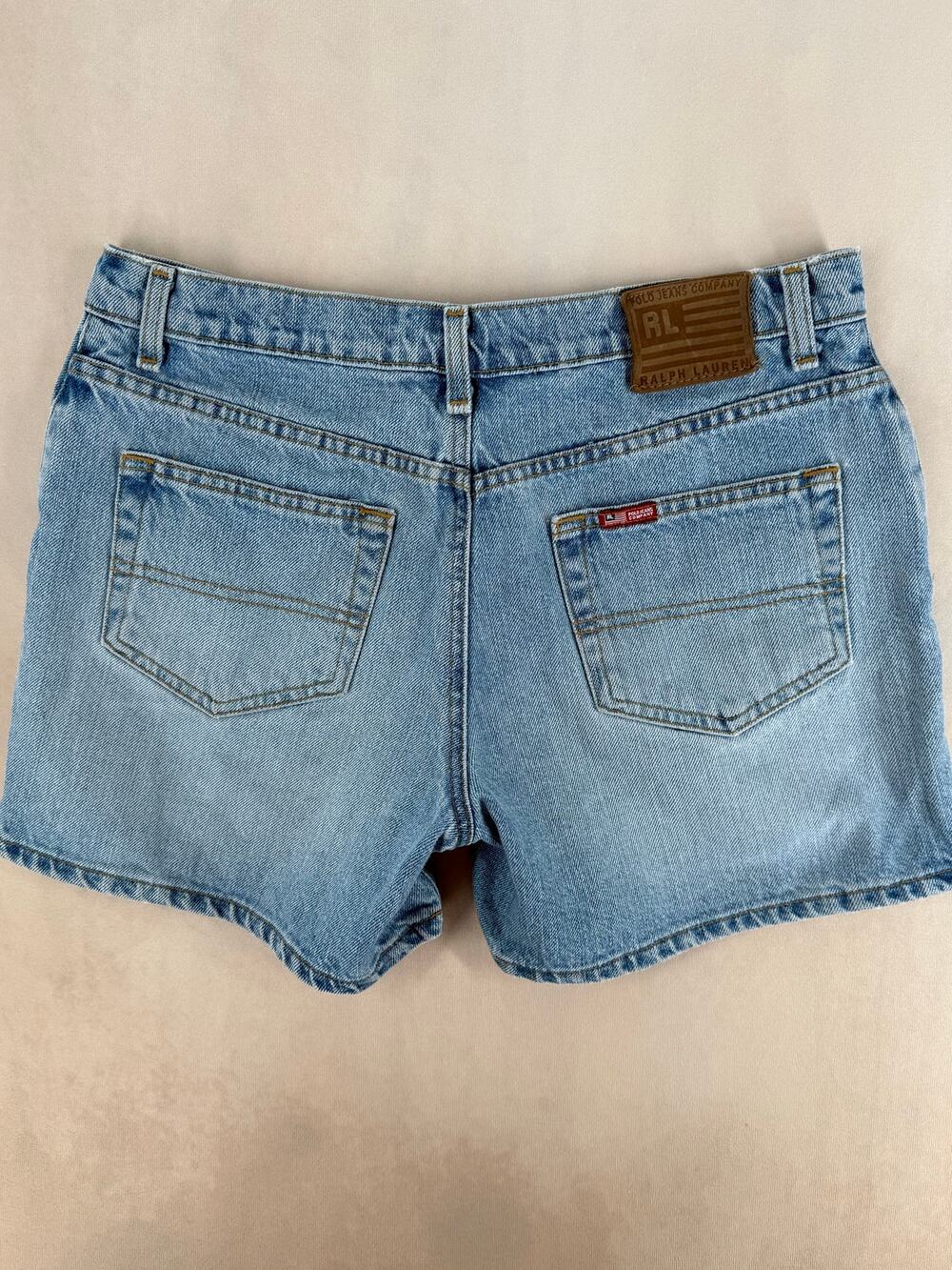 Vintage Polo Jeans Co. Ralph Lauren High-Rise Denim Shorts Size 8